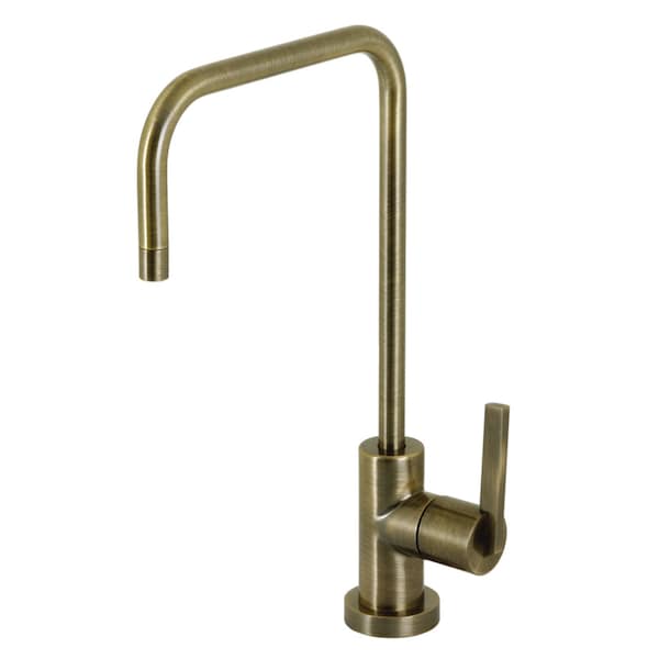 SingleHandle Water Filtration Faucet, Antique Brass